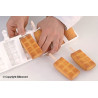 Stampi gelato Chocostick da Silikomart: 2 stampi silicone + 1 Vassoio 30x40 cm + 50 bastoncini Stecco in legno di faggio