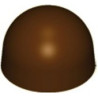Stampo cioccolato Tondo a Cupola a forma boero diametro 28 mm peso pieno da 10 g in policarbonato