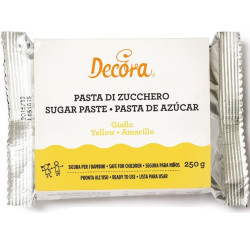 Pasta di zucchero Gialla da Decora in panetti da 250 g
