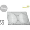 Stampo uova 300 g, in policarbonato con 2 impronte di altezza 224 mm e diametro 148 mm