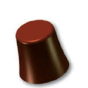 Stampo cioccolato bicchierino basso da 22 g di diametro 32 mm ed altezza 30 mm, in policarbonato