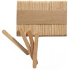 100 Mini Sticks bastoncini stecco in legno piccoli per gelato artigianale lunghi 7 cm da Silikomart