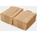500 Mini Sticks bastoncini stecco in legno piccoli per gelato artigianale lunghi 7 cm da Silikomart