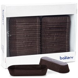 800 Pirottini Marroni Eclair in carta da forno da 135 x 35 h 25 mm da Decora