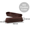 800 Pirottini Marroni Eclair in carta da forno da 135 x 35 h 25 mm da Decora