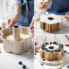 Angel food fiore lo stampo chiffon cake fiore in metallo antiaderente rose gold line Decora Angel food fiore lo stampo chiffon cake fiore in metallo antiaderente rose gold line Decora