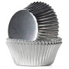 180 Pirottini Bonbon argento in carta forno diametro 2,7 cm altezza 1,7 cm da Decora