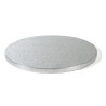 Vassoio sottotorta Tondo argento 35 cm ed h 1,2 cm da Silikomart Vassoio sottotorta Tondo argento 35 cm ed h 1,2 cm da Silikomart