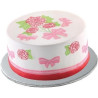 Vassoio sottotorta Tondo argento 18 cm h 1,2 cm da Silikomart Vassoio sottotorta Tondo argento 18 cm h 1,2 cm da Silikomart