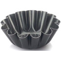 Stampo da forno formina per dolci budino di diametro 11 cm, altezza 4,5 cm in alluminio antiaderente da Vespa