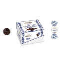 Vassoio Cadeaux Twist Fabbri 500 g: confetti con incarto Twist bianco Maxtris, con amarena e cioccolato fondente