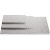 Da 20 a 35 cm Vassoio sottotorta rettangolare rigido color argento alto 1,2 cm da Decora Da 20 a 35 cm Vassoio sottotorta rettangolare rigido color argento alto 1,2 cm da Decora
