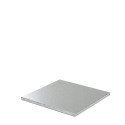 Vassoio sottotorta Quadrato argento di lato 25 cm ed altezza 1,2 cm da Decora