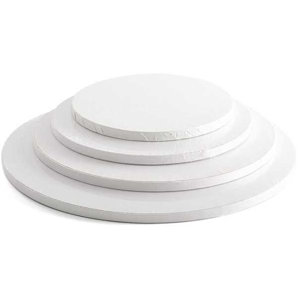 Da 20 a 45 cm vassoio sottotorta tondo bianco o disco bianco per torta alto 1,2 cm da Decora