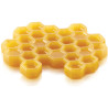 Stampo Miel 18 in silicone bianco per 6 forme o decori ad alveoli esagonali di 7,5 cm da Silikomart