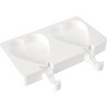 Stampo Heart-IC, kit 2 stampi per gelato Cuore o Heart-IC in silicone da Silikomart