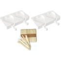 Stampo Heart-IC, kit 2 stampi per gelato Cuore o Heart-IC in silicone da Silikomart