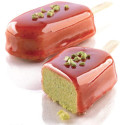 Set 2 Stampi gelato Magnum Classic da Silikomart + 1 Vassoio + 50 bastoncini Stecco in legno di faggio