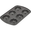 Coppetta biscotto per gelato Wilton: teglia antiaderente per 6 cialde biscotto per gelato a fiore ø9 cm