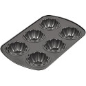 Coppetta biscotto per gelato Wilton: teglia antiaderente per 6 cialde biscotto per gelato a fiore ø9 cm
