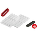 Kit Éclair 120 stampo in silicone per dessert lungo 13 cm con cutter e piattini da Silikomart