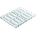 Slim Silikomart: stampo silicone gelato biscotto sottile su vassoio