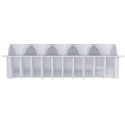 Stampo Winter Pine Tronchetto Pino Invernale 25x8,3 cm h 78 mm Stampo silicone grigio Silikomart