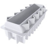 Stampo Winter Pine Tronchetto Pino Invernale 25x8,3 cm h 78 mm Stampo silicone grigio Silikomart Stampo Winter Pine Tronchetto Pino Invernale 25x8,3 cm h 78 mm Stampo silicone grigio Silikomart