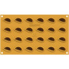 Aglio 4 Silikomart stampo silicone giallo 24 preparazioni spicchi di aglio, linea Naturae Aglio 4 Silikomart stampo silicone giallo 24 preparazioni spicchi di aglio, linea Naturae