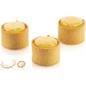 Set 6 anelli microforati per mini crostatine o mini tortine tonde tarte ring round da 5 cm alti 3,5 cm di Silikomart