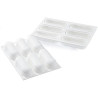 Kit Eclair 140 ml Stampo in silicone 129 x 40 e h 35 mm + cutter di Silikomart Kit Eclair 140 ml Stampo in silicone 129 x 40 e h 35 mm + cutter di Silikomart