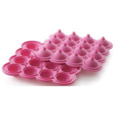 Kit 2 stampi sfera Wonder Pops in silicone da 3 cm di Silikomart Kit 2 stampi sfera Wonder Pops in silicone da 3 cm di Silikomart