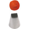 Bocchetta o Cornetto Speciale Meringa a 24 denti in acciaio inox da Decora Bocchetta o Cornetto Speciale Meringa a 24 denti in acciaio inox da Decora