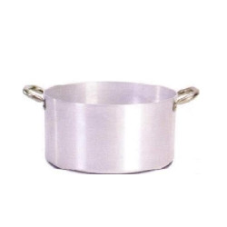 Linea Liotti Casseruola in Alluminio con Due Manici (Ø20/30cm)  – Pentola Tonda di Spessore 1,8mm