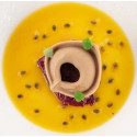 Tortellino 20 Silikomart: stampo silicone giallo 8 preparazioni 5,4 x h 2,2 cm, linea Naturae