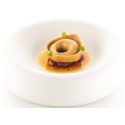 Tortellino 20 Silikomart: stampo silicone giallo 8 preparazioni 5,4 x h 2,2 cm, linea Naturae