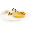 Stampo Piatto 80 pe 6 piatti in silicone giallo da Silikomart Linea Naturae