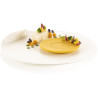 Stampo Piatto 80 pe 6 piatti in silicone giallo da Silikomart Linea Naturae Stampo Piatto 80 pe 6 piatti in silicone giallo da Silikomart Linea Naturae