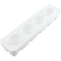 Stampo in silicone Limone da 120 ml in silicone Bianco con supporto in plastica da Silikomart
