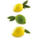 Stampo in silicone Limone da 120 ml in silicone Bianco con supporto in plastica da Silikomart