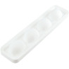 Stampo in silicone Limone da 120 ml in silicone Bianco con supporto in plastica da Silikomart Stampo in silicone Limone da 120 ml in silicone Bianco con supporto in plastica da Silikomart