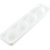 Stampo in silicone Limone da 120 ml in silicone Bianco con supporto in plastica da Silikomart