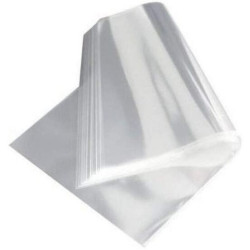 Risma da 25 fogli in polipropilene trasparenti larghi 100 cm e lunghi 130 cm per cesti natalizi