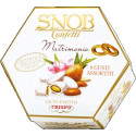 Snob Lieto Evento Matrimonio Crispo confetti bianchi 8 gusti assortiti incartati singolarmente da 500 g