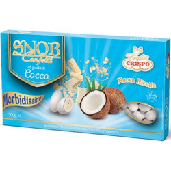 Confetti snob ciocomandorla bianchi al gusto cocco da 500 g di Crispo