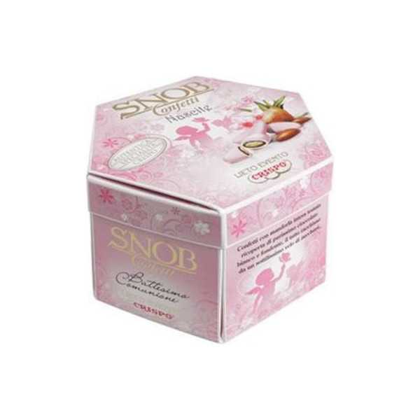 Snob Lieto Evento Nascita Bambina Crispo confetti rosa incartati singolarmente da 500 g