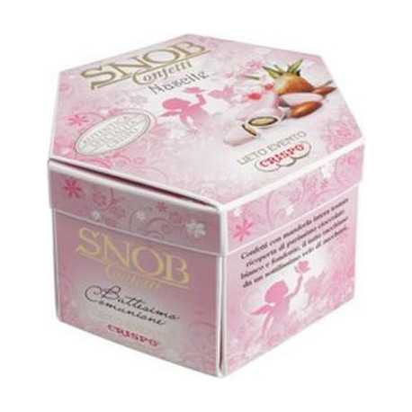 Snob Lieto Evento Nascita Bambina Crispo confetti rosa incartati singolarmente da 500 g