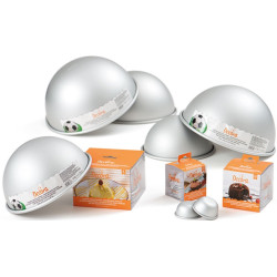 Da 15 a 24 cm stampo mezza sfera in alluminio anodizzato da Decora