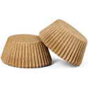 75 Pirottini muffin in carta marrone naturale diametro 5 cm altezza 3,2 cm da Decora