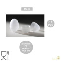 12 Barilotti per sorpresa uova di pasqua piccolo, diametro 7,5 cm x altezza 10,9 cm